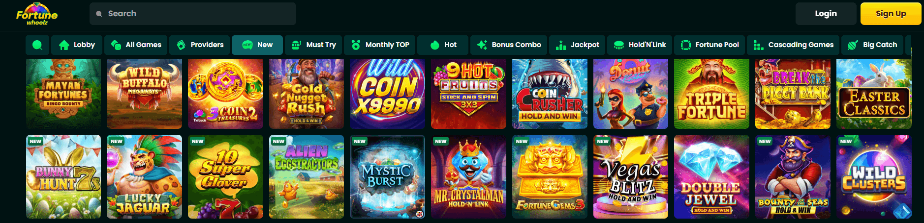 FortuneWheelz Game Library