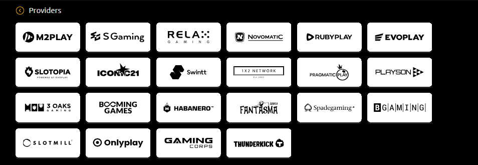 Jackpota game providers
