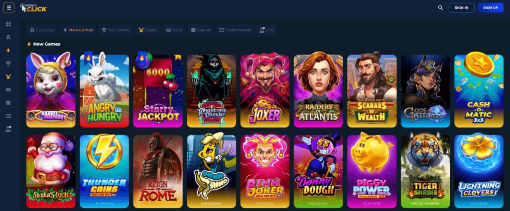 casino.click new games