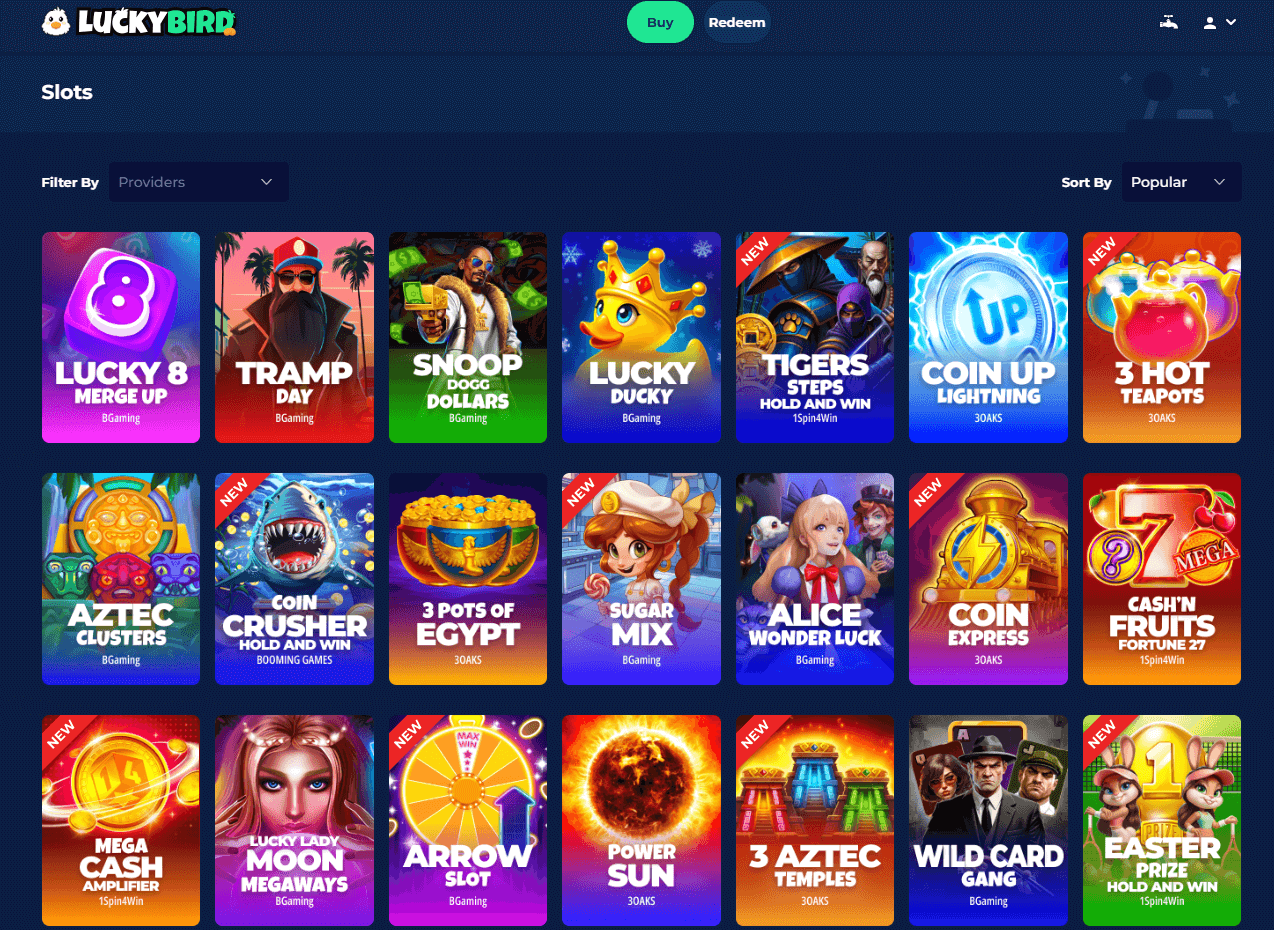 luckybird.io games