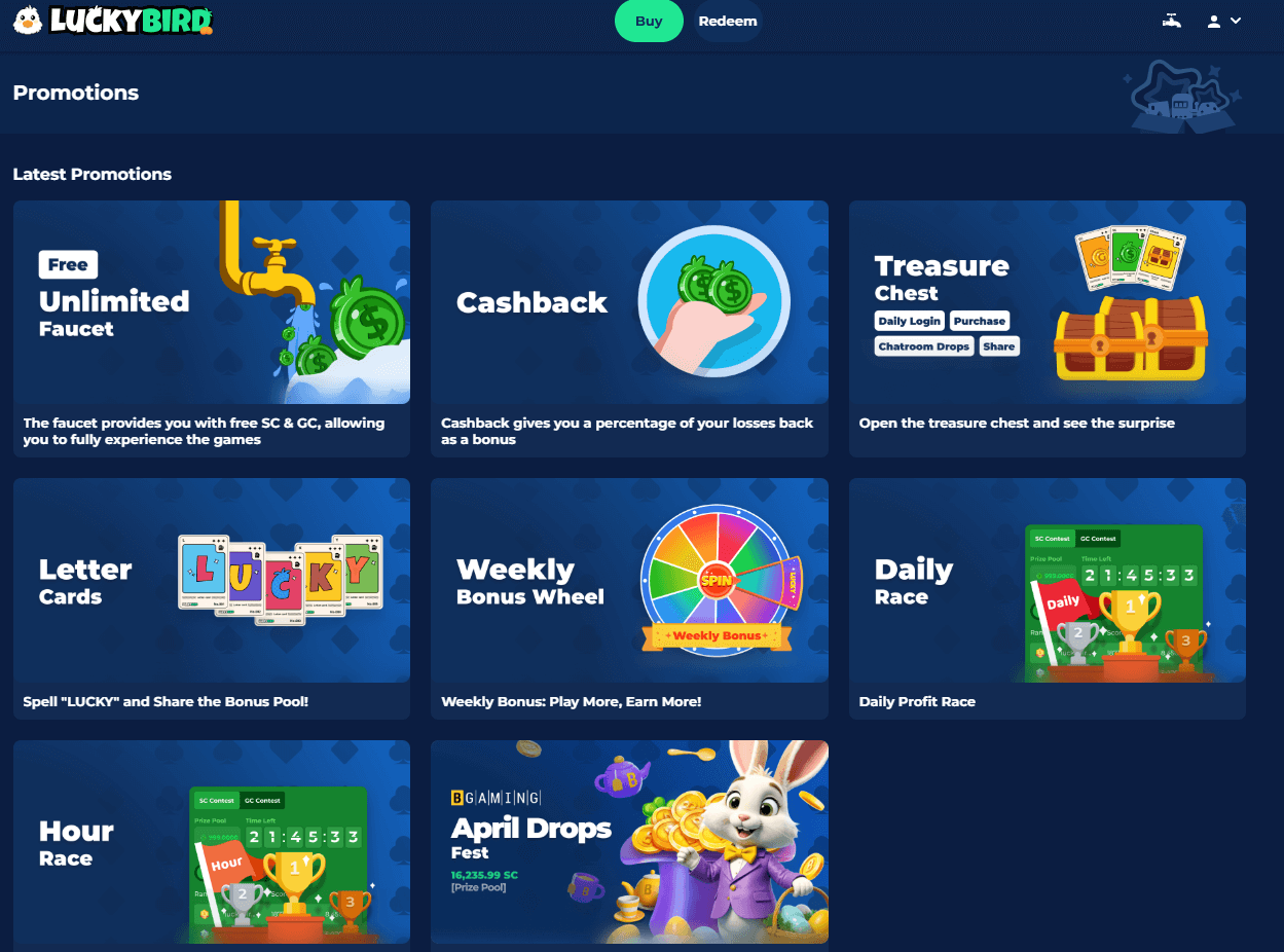 luckbird.io promos