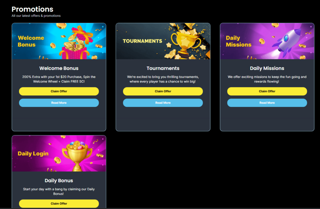 spinfinite promos