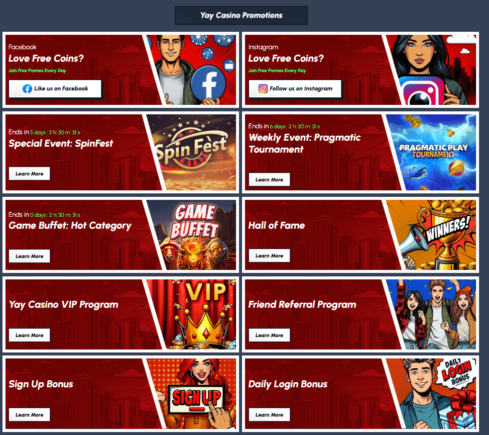 yaycasino promos