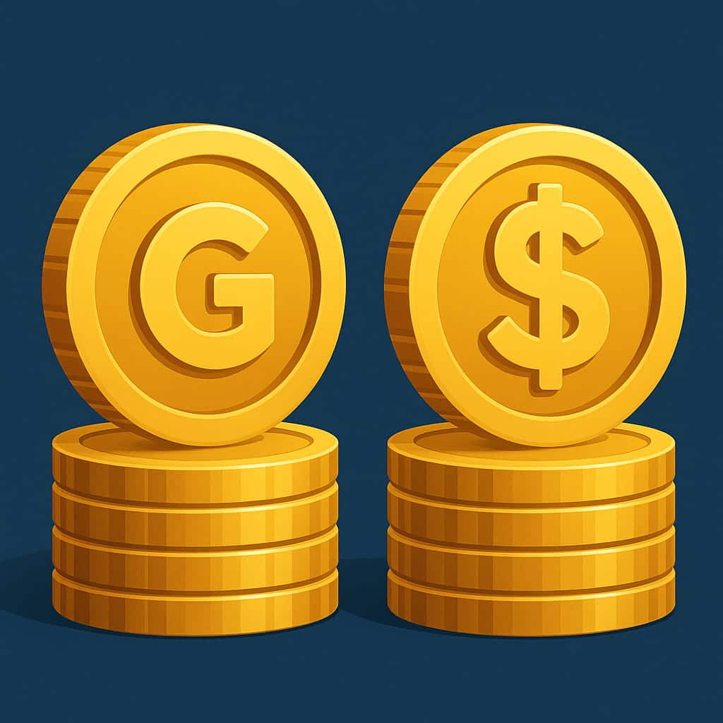 gold coins vs sweeps coins